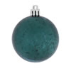 Photograph of 4" Sea Blue Shiny Mercury Ball 6/bag