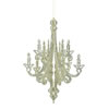 Photograph of 12" Champagne Glitt Chandelier Orn 3/Bag