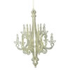 Photograph of 16" Champagne Glitt Chandelier Orn 2/Bag
