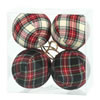 Photograph of 6" Red/Black Fabric Plaid Ball 2/Box