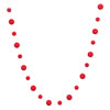 Photograph of 6' Red Pom-Pom Ball Garland
