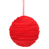 Photograph of 4.75" Red Gathered Cloth Ball 3/Bag
