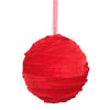 Photograph of 6" Red Gathered Cloth Ball 2/Bag