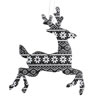 Photograph of 6" Black/White Flat Reindeer 6/Bag