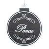 Photograph of 5.5" Black/White Flat Peace Ball 6/Bag