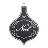 Photograph of 5.5" Black/White Flat Noel Onion 6/Bag