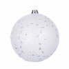 Photograph of 8" Clear Ball Silver Glitter Jewel 1/Bag
