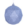 Photograph of 4.75" Silver Glitt Geometric Ball 4/Bag