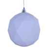 Photograph of 4.75" White Glitter Geometric Ball 4/bag