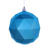 Photograph of 4.75" Turq. Matte Geometric Ball 4/bag