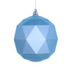 Photograph of 8" Baby Blue Matte Geometric Ball