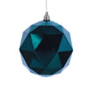 Photograph of 4.75" Sea blue Shiny Geo Ball 4/bag
