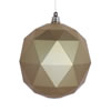 Photograph of 8" Gold Matte Geometric Ball