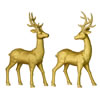 Photograph of 16.5" Gold Deer w/ Glitter 2/Set