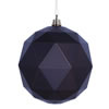 Photograph of 4.75" Chocolate Matte Geo Ball 4/bag