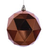 Photograph of 6" Copper Shiny Geometric Ball 4/bag