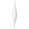 Photograph of 13" White Flocked Shuttle Ornament 3/Bag