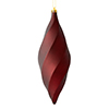 Photograph of 8" Wine Matte Swirl Finial 6/Bag