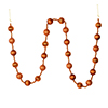 Photograph of 6' Copper Stripe Ball Ornament Garland