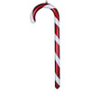 Photograph of 36" Red Candy Cane/White Glitter