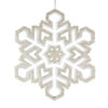 Photograph of 17" Champagn/Whte 3D Foam Glitt Snowflke