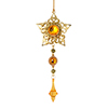 Photograph of 6.5" Gold Metal Star w/Dangle Orn 2/Bag