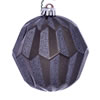 Photograph of 5" Pewter Glitter Faceted Ball Orn 3/Bg
