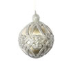Photograph of 8" Gold Antique Swirl Ball Ornament