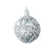 Photograph of 8" Limestone Antique Swirl Ball Ornament