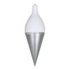 Photograph of 12" Silver Candy/White Glitt Drop Finial