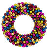 Photograph of 36" Multi Colored Ball Wreath