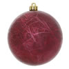 Photograph of 6" Burgundy Crackle Ball Drill 4/Bag