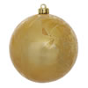 Photograph of 6" Gold Crackle Ball Drilled 4/Bag