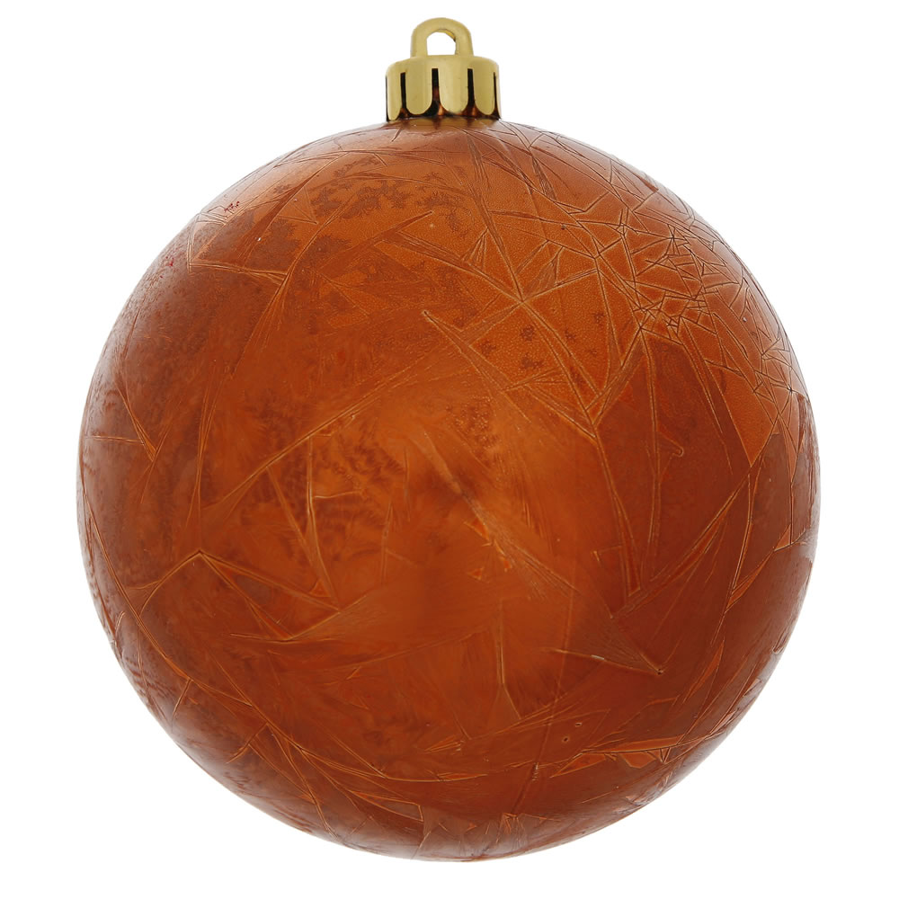 4" Burn Org Crackle Ball Drill 6/Bag