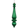 Photograph of 14" Green Matte Finial Drop UV Dril 2/Bg