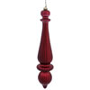 Photograph of 14" Burgundy Shiny Finial Drop UV Dril 2