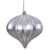 Photograph of 5.7" Silver Matte Onion UV Drilled 3/Bag