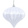 Photograph of 5.7" Silver Shiny Onion UV Drilled 3/Bag