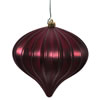 Photograph of 5.7" Wine Matte Onion UV Drilled 3/Bag