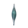 Photograph of 10" Sea Blue Glittered Spirial 4/Bx