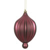Photograph of 6.3" x 3.5" Wine Matte Lantern 4/Bg