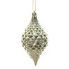 Photograph of 6" x 3" Champagne Shiny Diamond Drop 4Bg