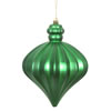 Photograph of 6" Green Matte Onion Drop 4/Bg