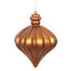 Photograph of 6" Copper Matte Onion Drop 4/Bg