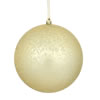 Photograph of 4" Champagne Matte Mercury Ball 6/Bg