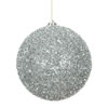 Photograph of 6" Silver Tinsel Ball 2/Bag