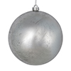 Photograph of 4" Silver Foil Finish Ball 6/Bag
