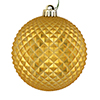 Photograph of 4" Honey Gold Durian Glitter Ball 6/Bag