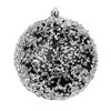 Photograph of 4.75" Black Glitter Hail Ball 4/Bag