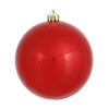 Photograph of 4" Red Candy Ball UV Drilled 6/Bag
